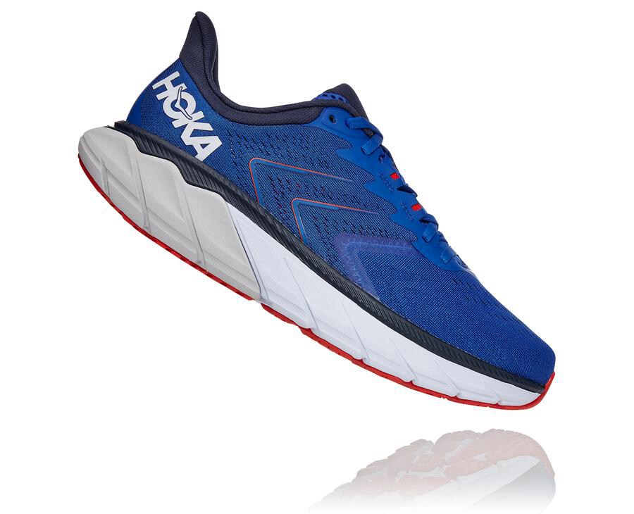 Hoka One One Running Shoes Mens Blue - Arahi 5 - 05349SBJT